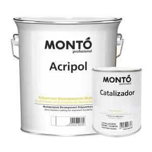Barniz Acripol Brillo - Barniz Poliuretano Brillante Transparente - Kit x 4LT